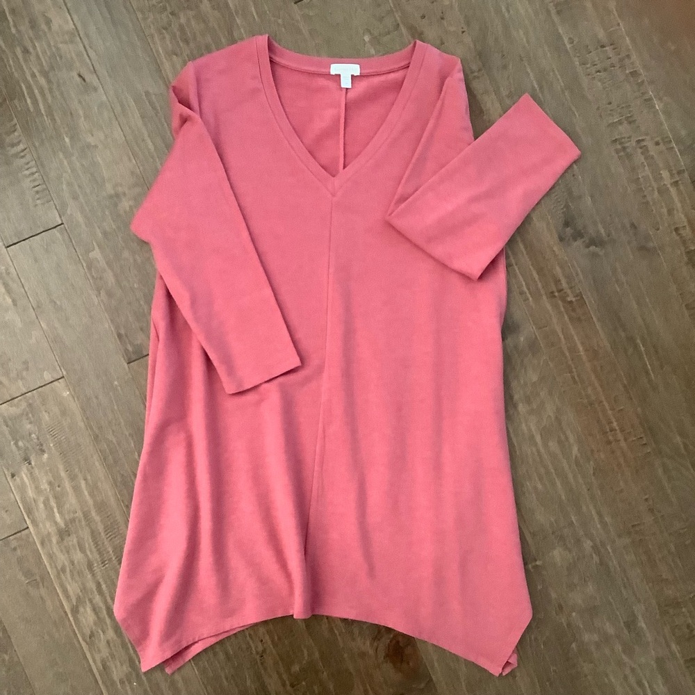 Garnet Hill Popover Tunic Top, Size M